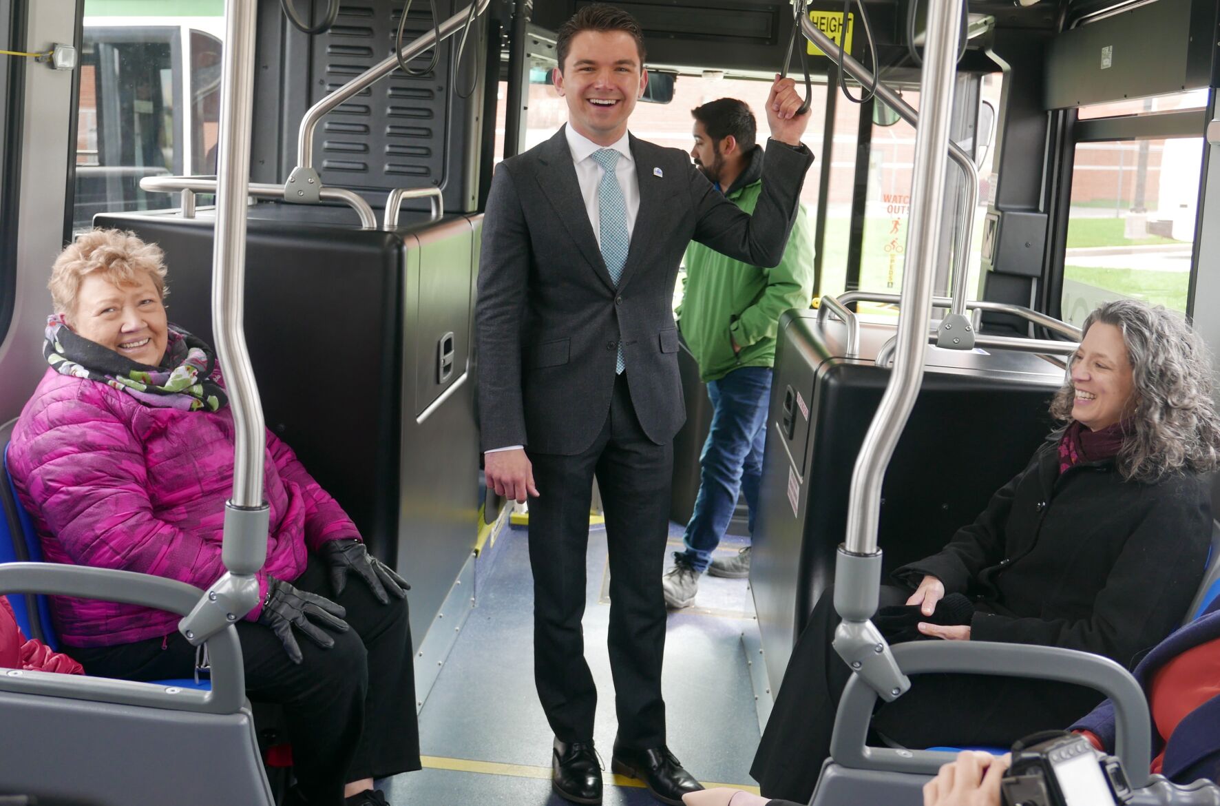 Trevor Jung on the new electric bus